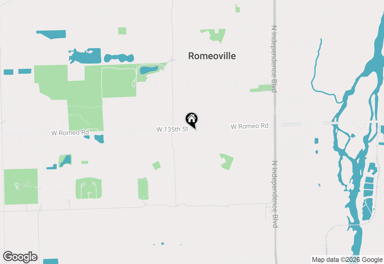 Map of 344 Hickory Avenue, Romeoville, IL 60446