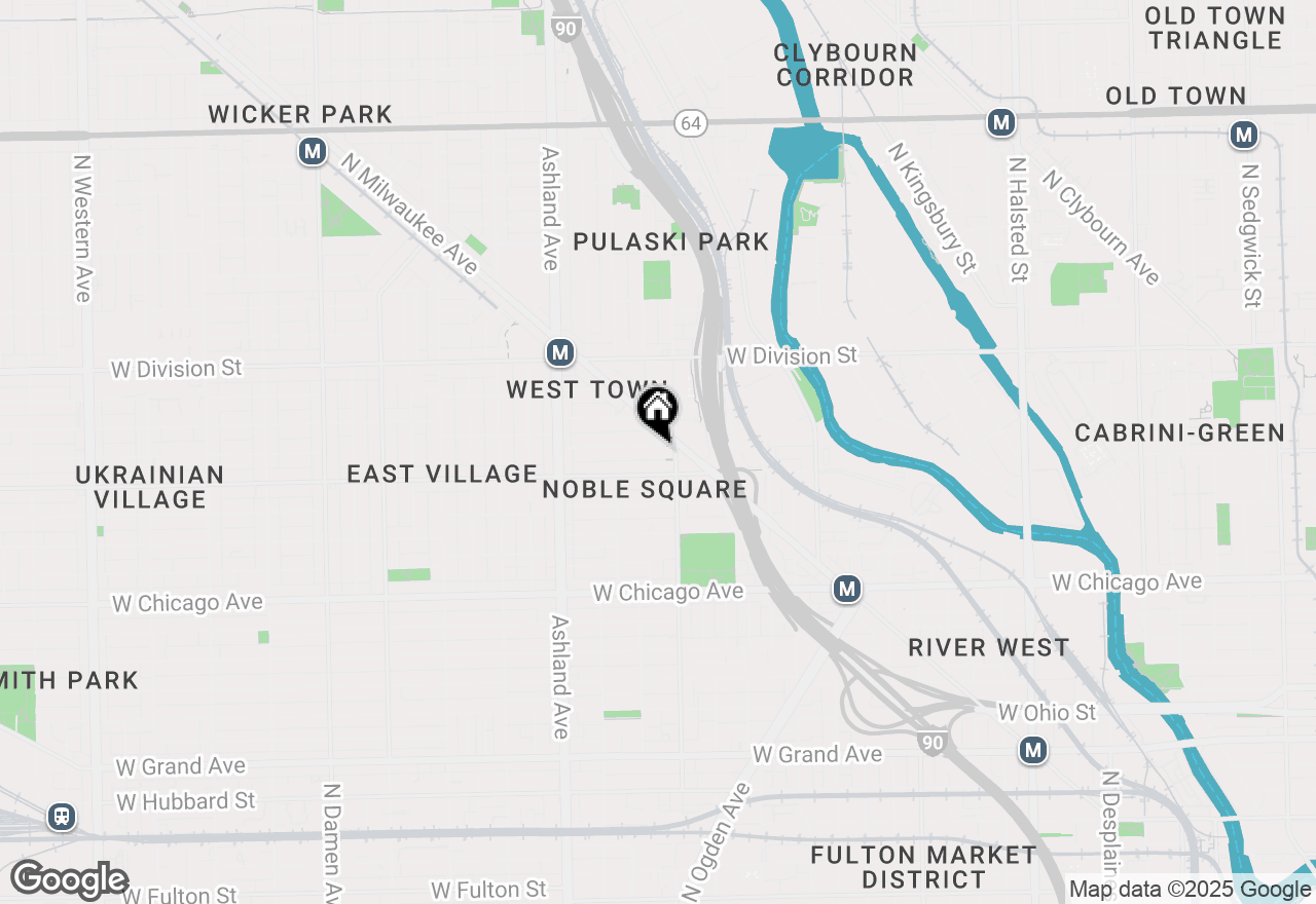 Map of 1415 W Cortez Street #1, Chicago, IL 60642