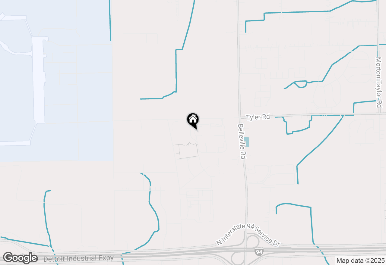 Map of 9556 Wheatgrass Lane, Belleville, MI 48111