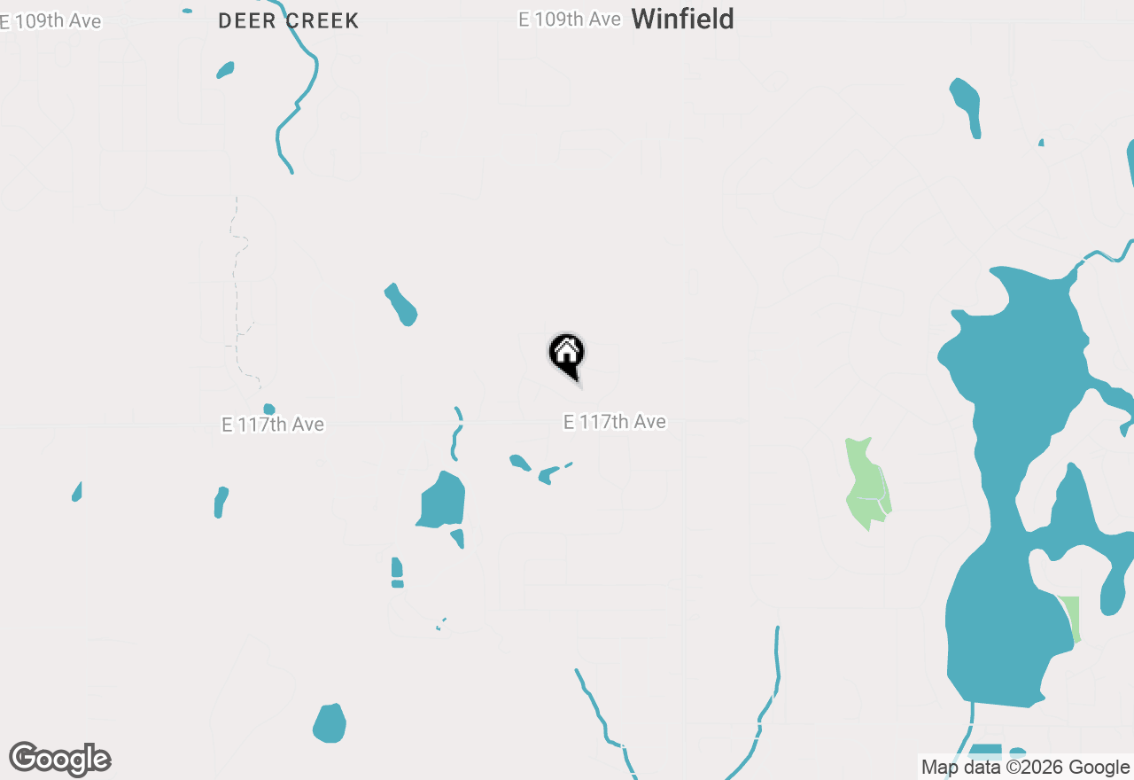 Map of 7486 E 116th Place, Winfield, IN 46307