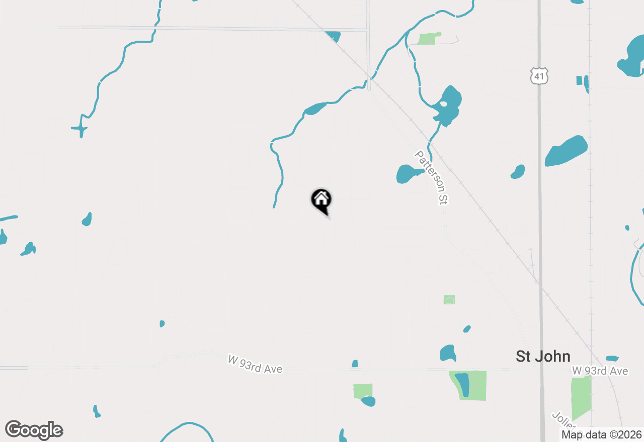 Map of 12751 Goldenrod Place, St. John, IN 46373