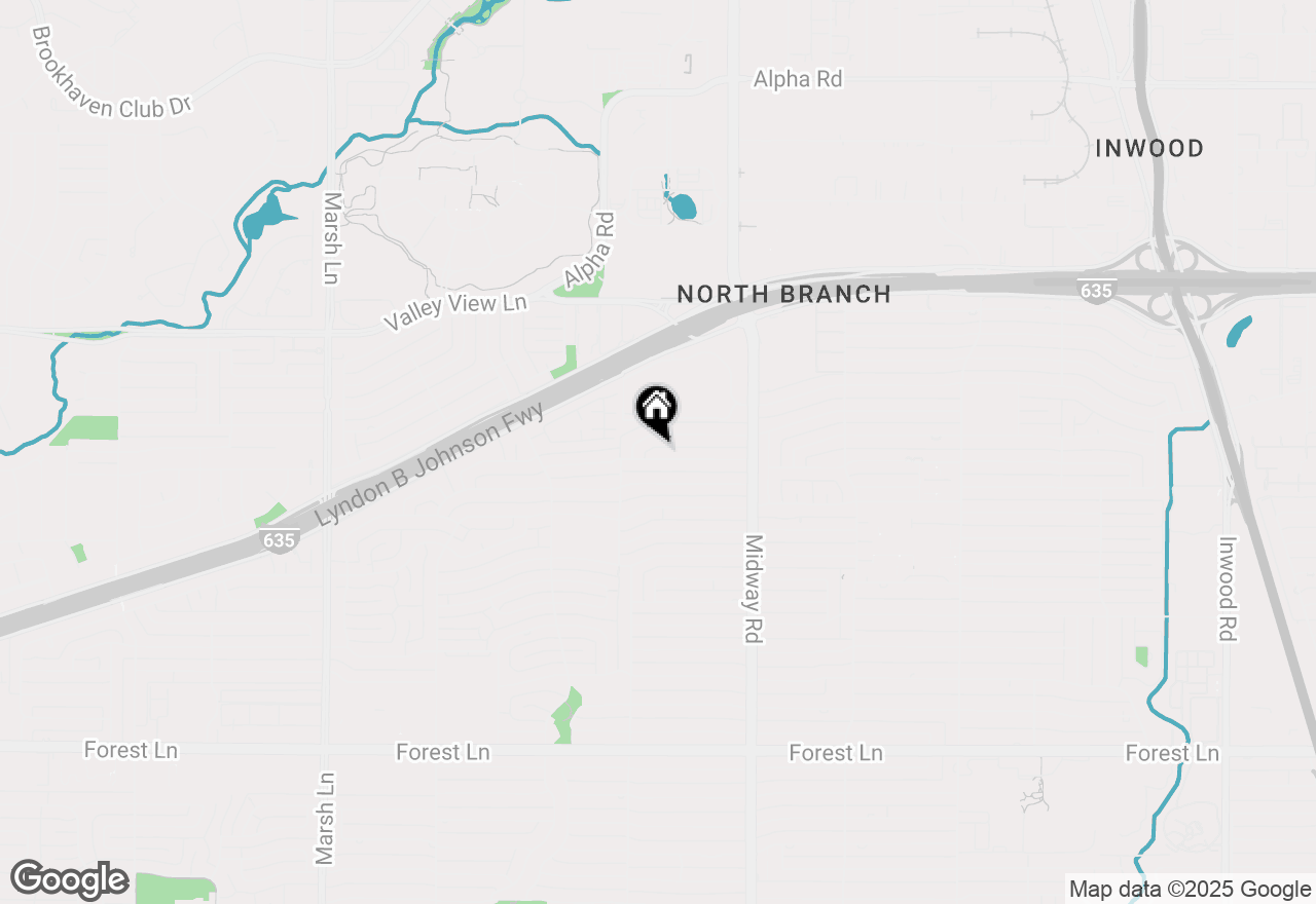 Map of 4023 Candlenut Lane, Dallas, TX 75244