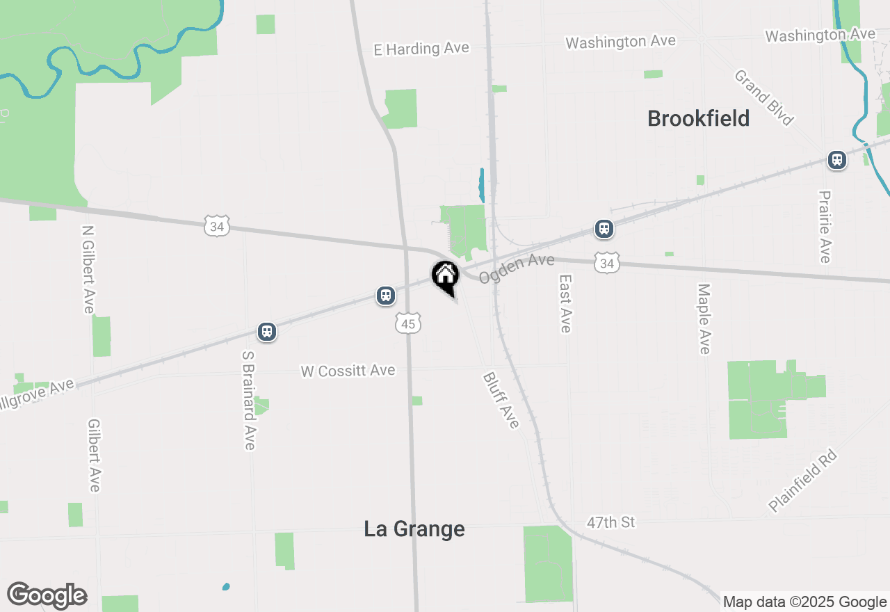 Map of 30 7th Avenue, La Grange, IL 60525