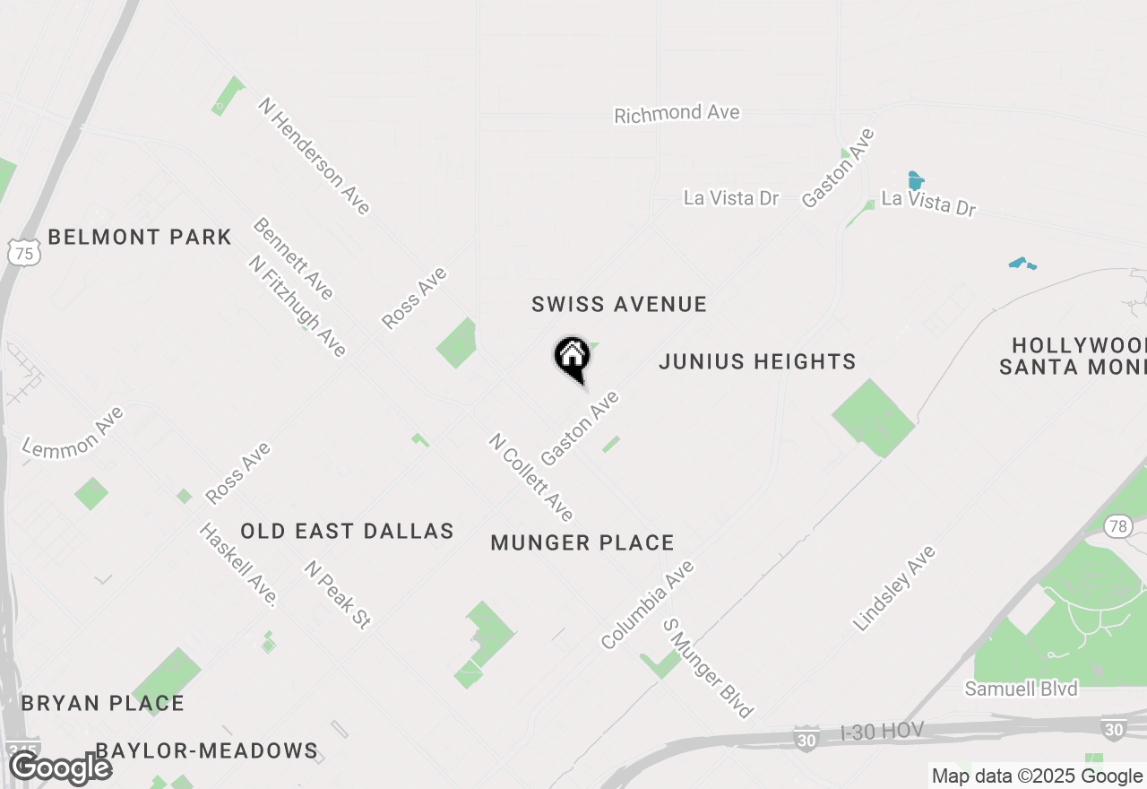 Map of 5314 Swiss Avenue, Dallas, TX 75214
