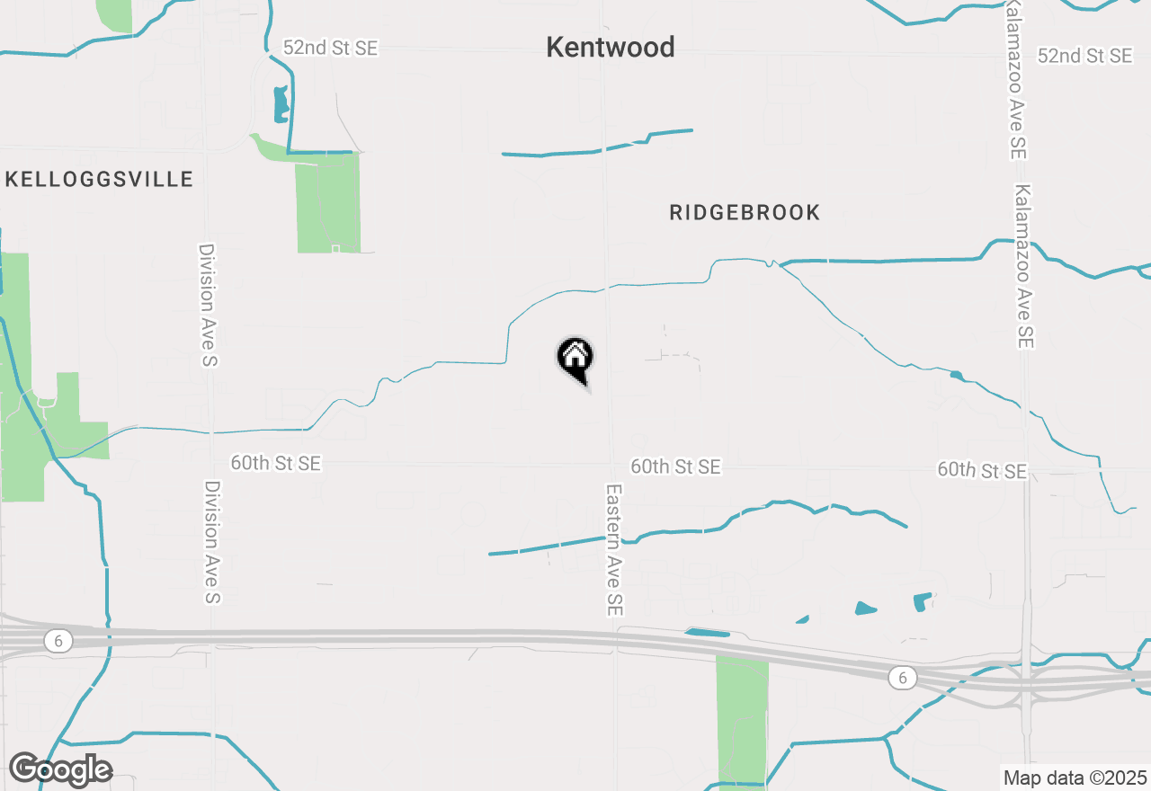 Map of 5932 Leisure South Drive Se, Kentwood, MI 49548