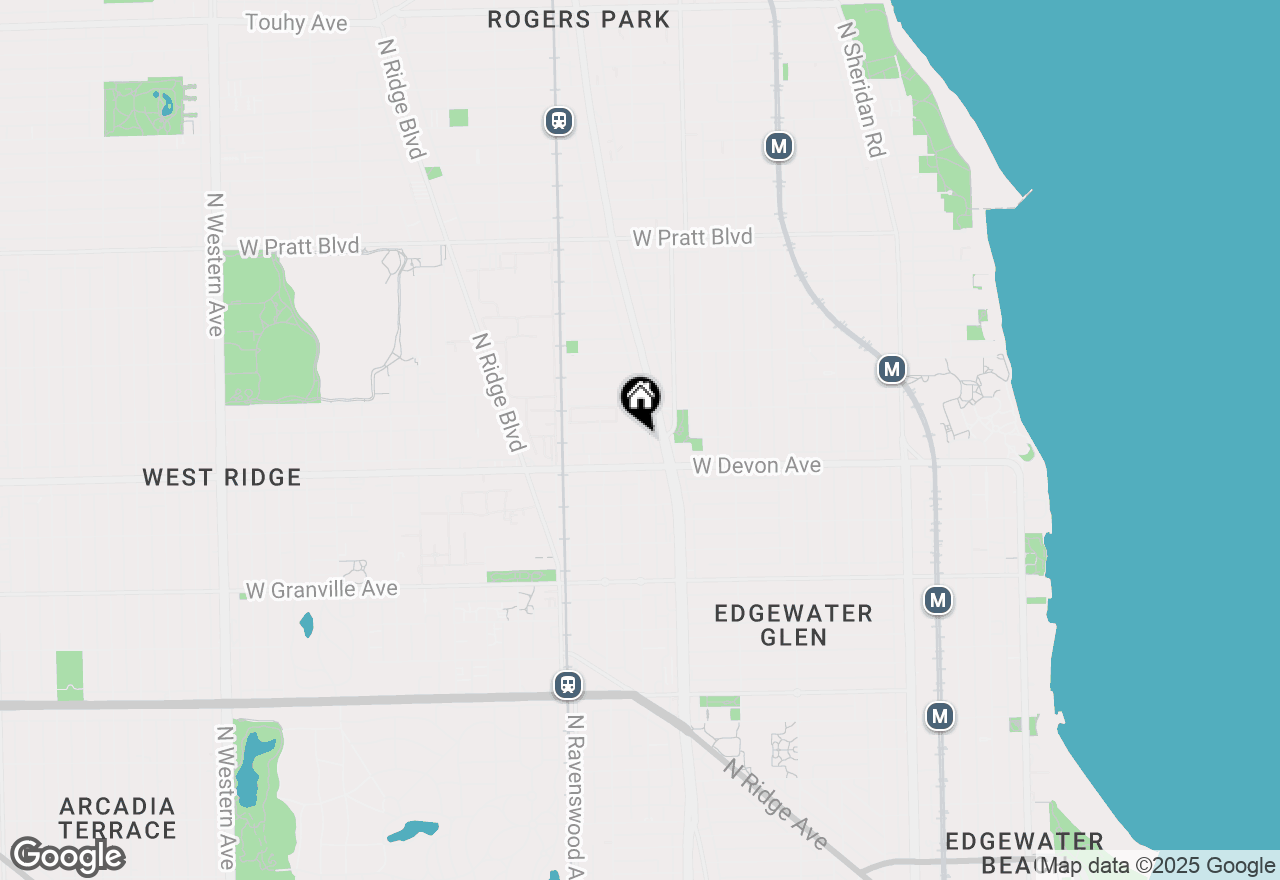 Map of 6431 N Paulina Avenue, Chicago, IL 60626