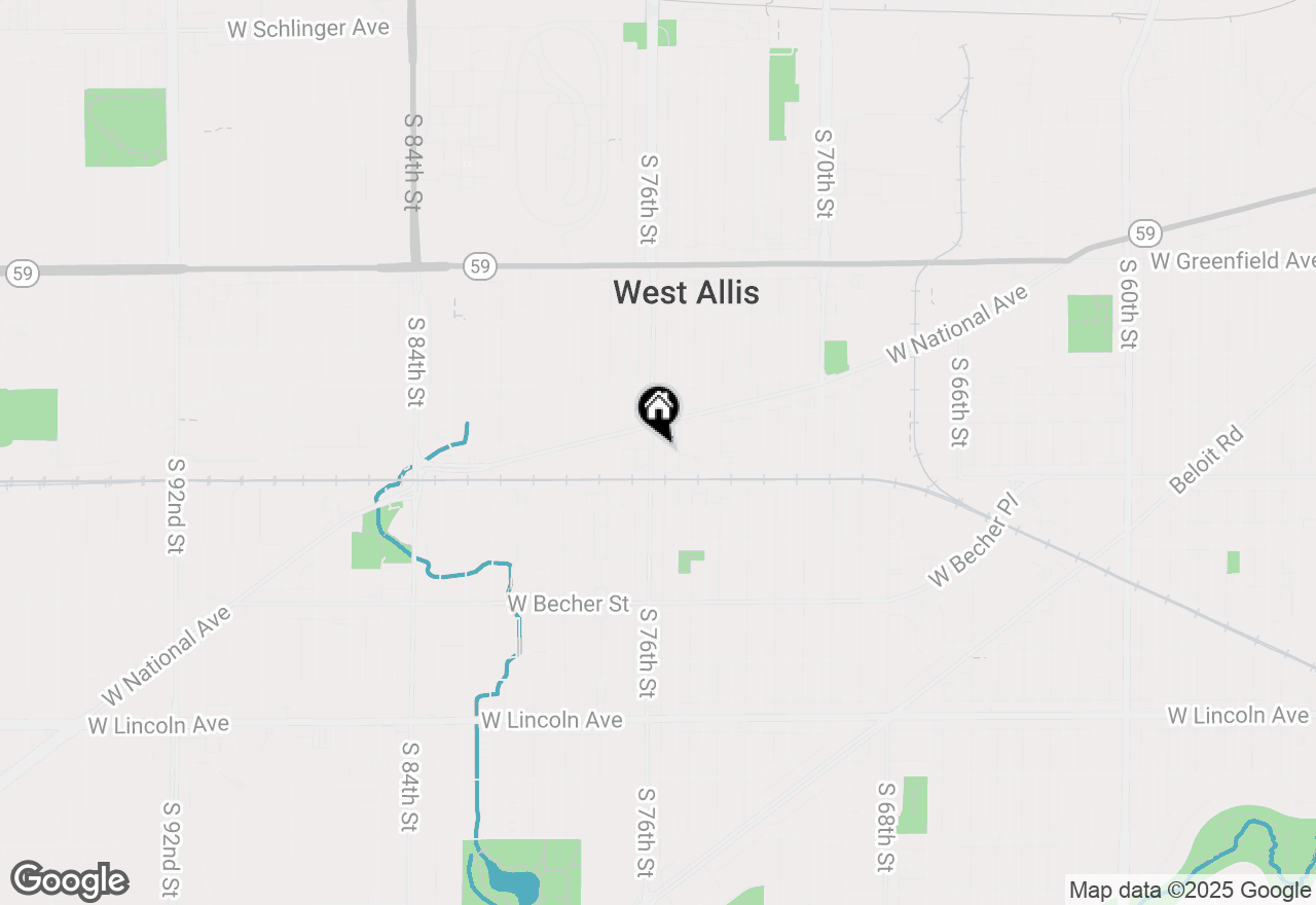 Map of 1732 S 76th St #3, West Allis, WI 53214