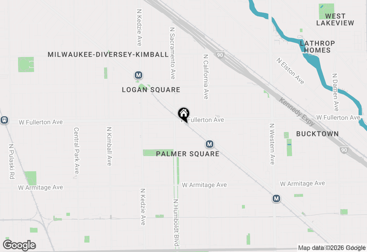 Map of 2924 W Medill Avenue #508, Chicago, IL 60647