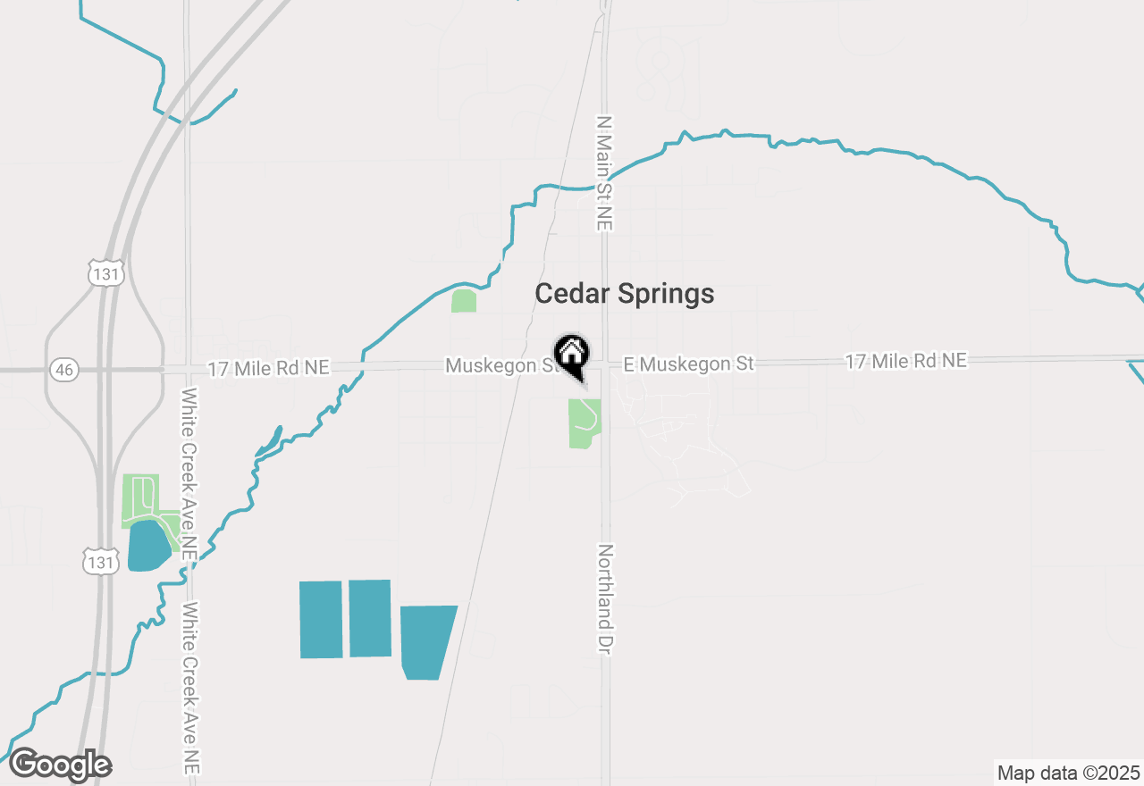 Map of 73 Cedar St Street Ne, Cedar Springs, MI 49319