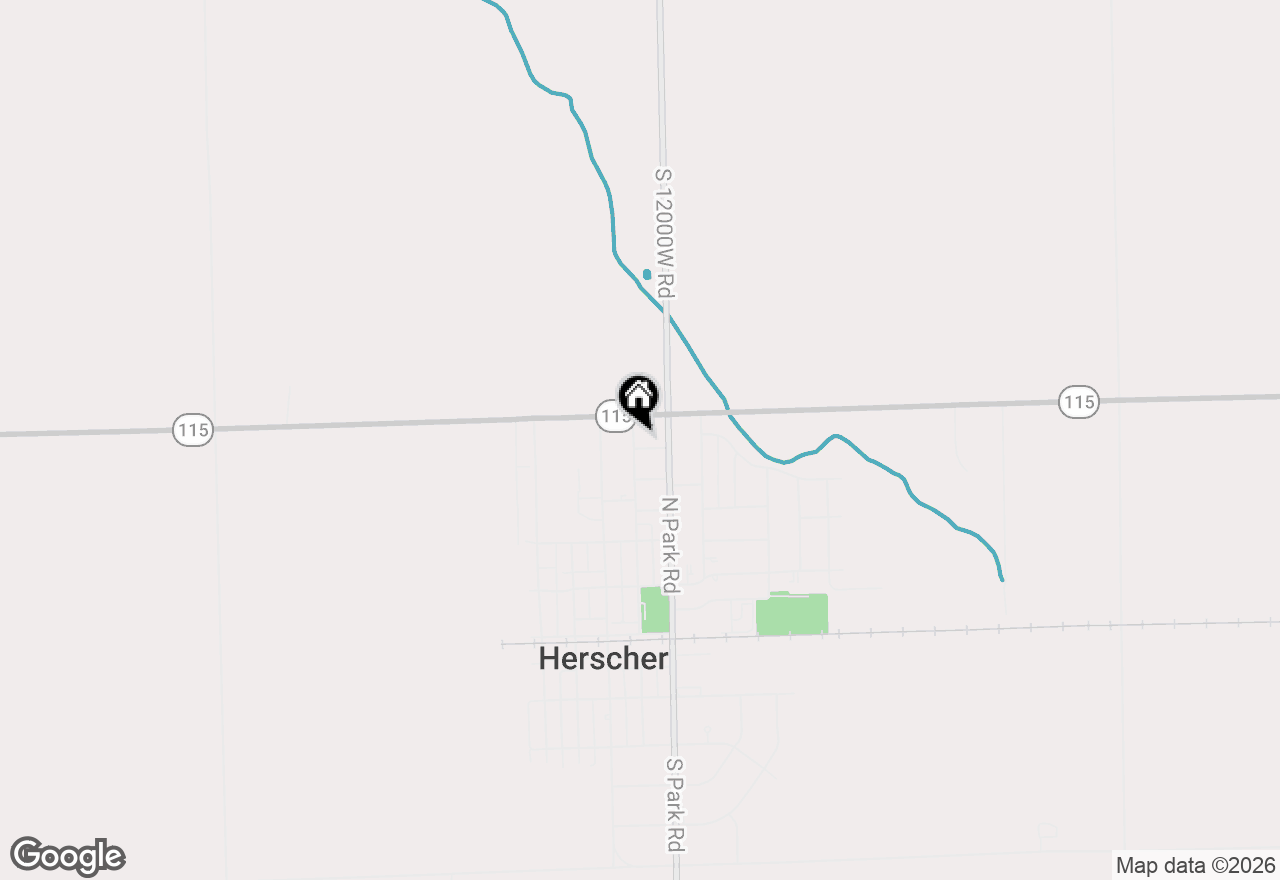 Map of 602 N Maple Street, Herscher, IL 60941