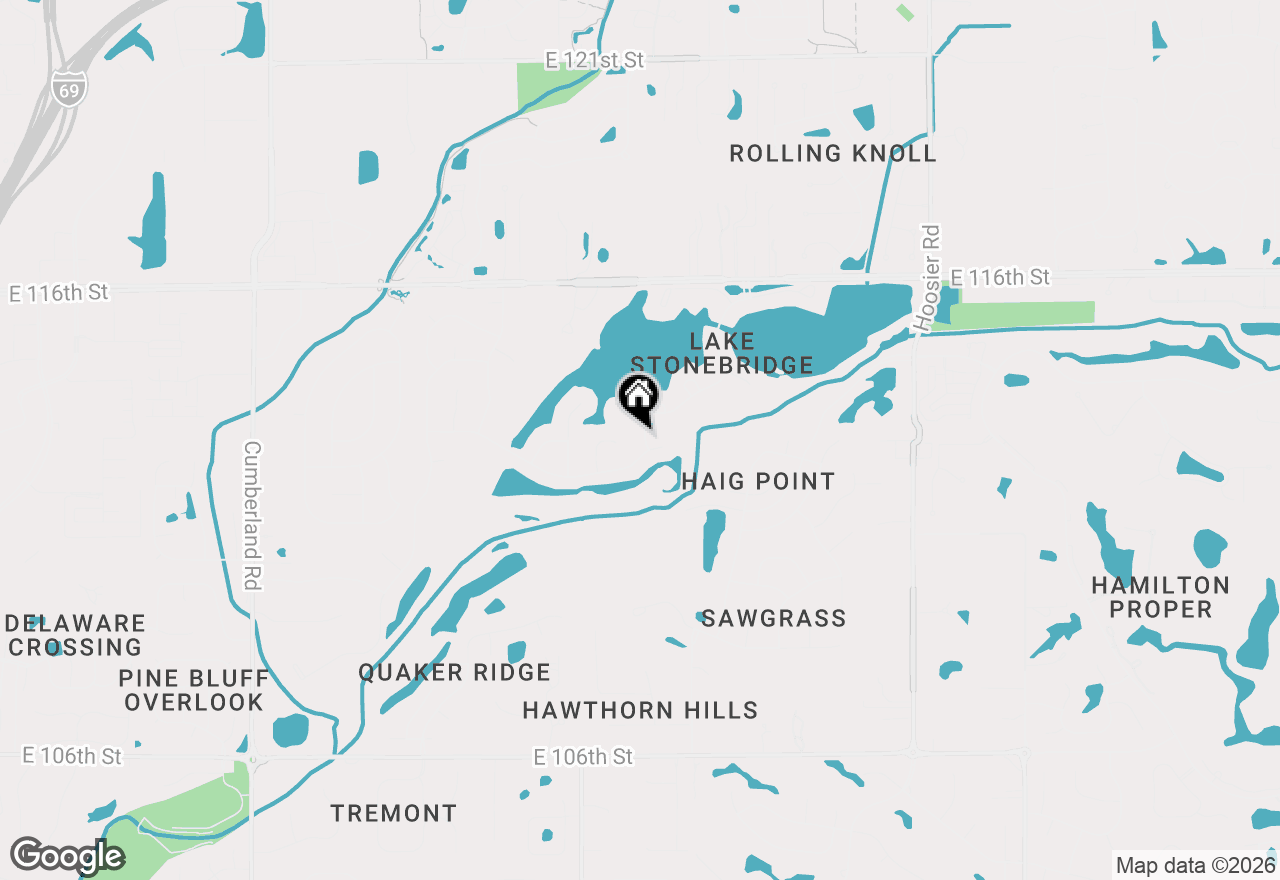 Map of 11280 Walking Wood Lane, Fishers, IN 46037