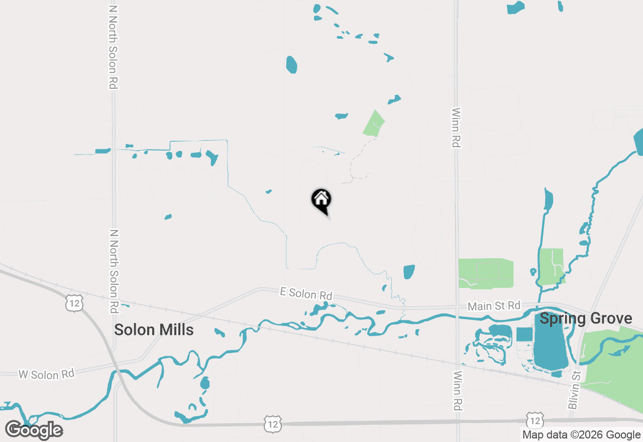 Map of 8413 St Moritz Drive, Spring Grove, IL 60081