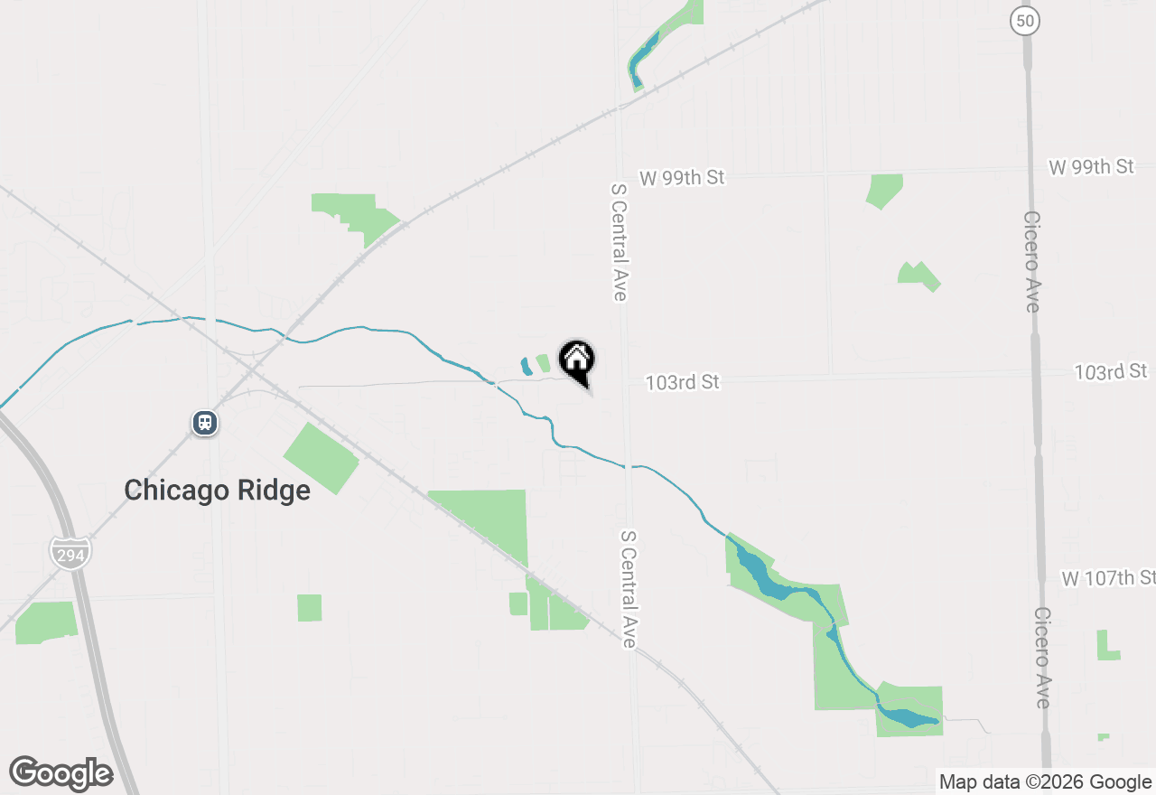 Map of 10308 Circle Drive #301, Oak Lawn, IL 60453