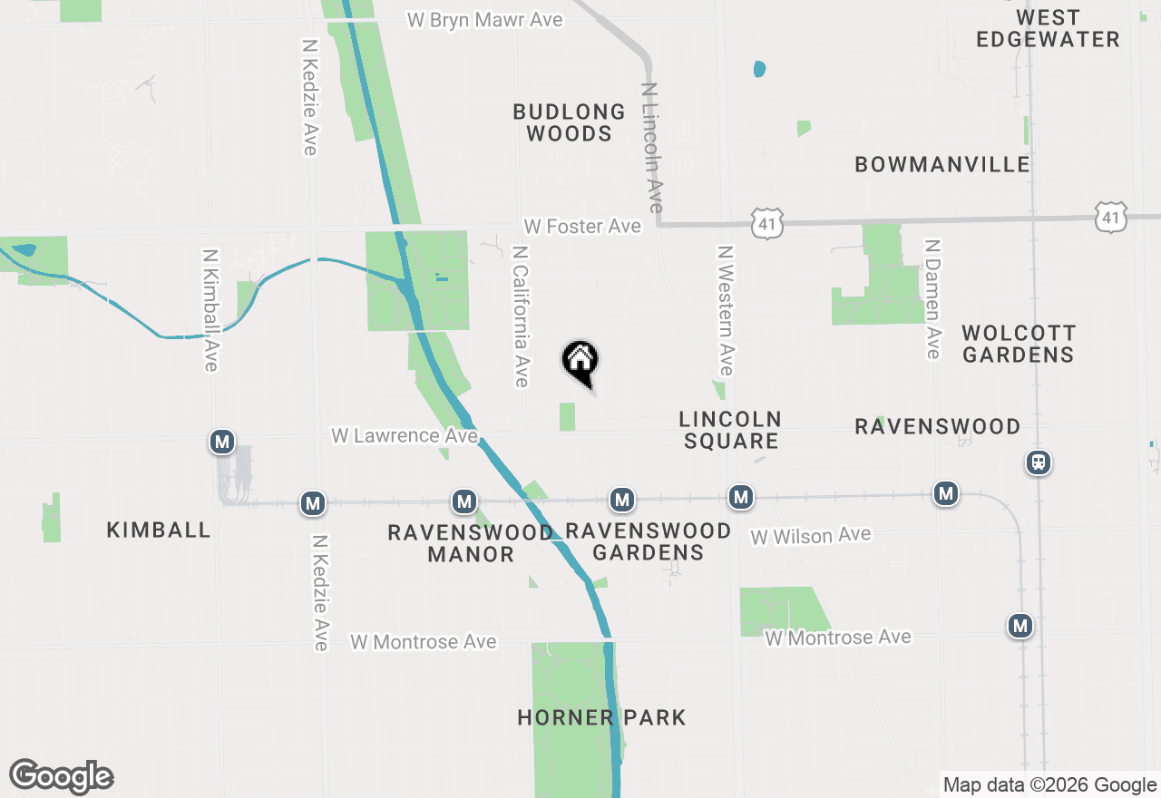 Map of 2656 W Gunnison Street #1, Chicago, IL 60625