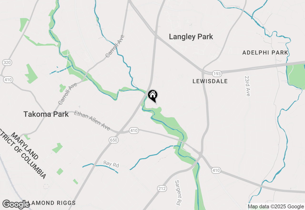 Map of 7107 13th Avenue, Takoma Park, MD 20912