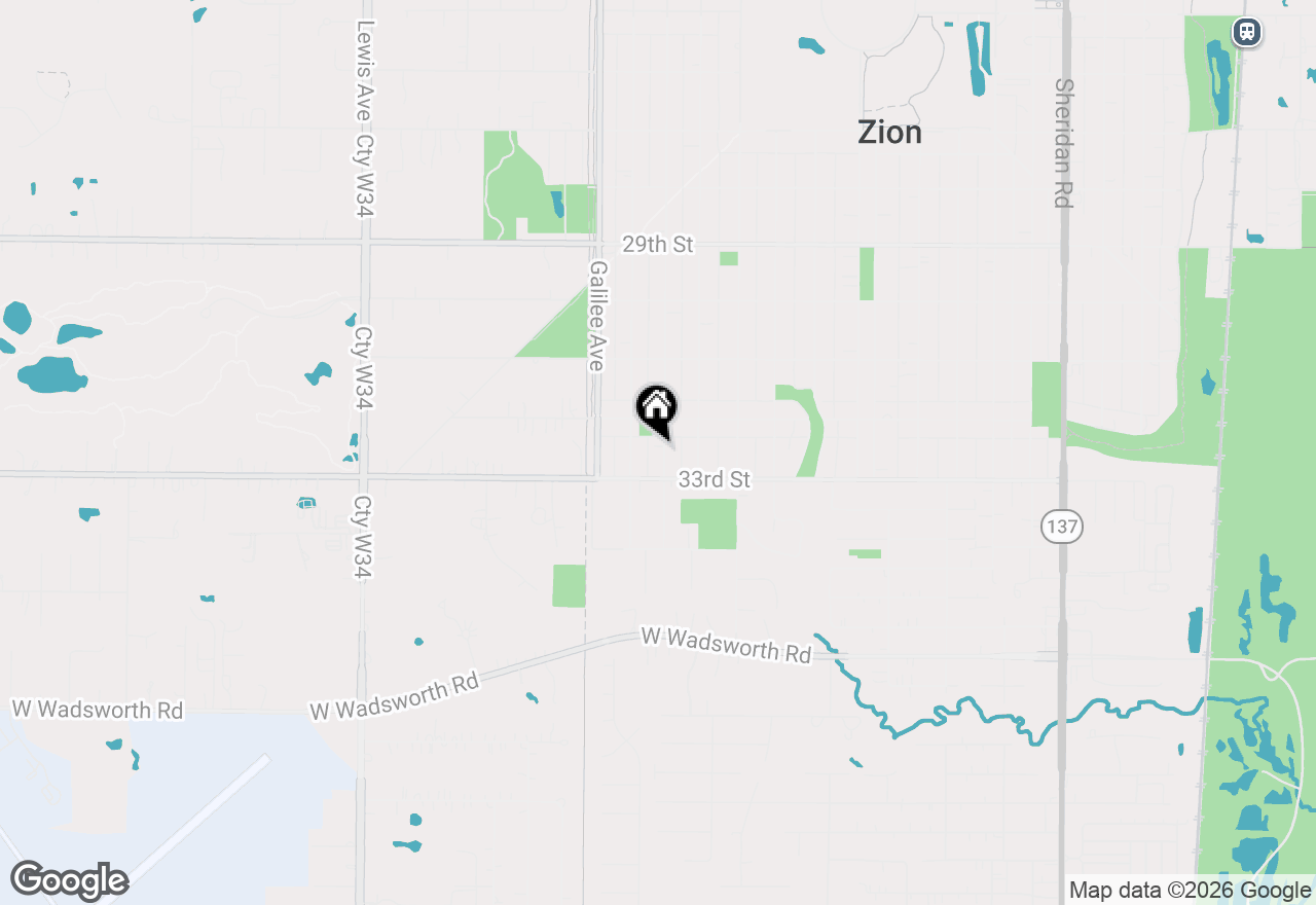 Map of 3224 Gilboa Avenue, Zion, IL 60099