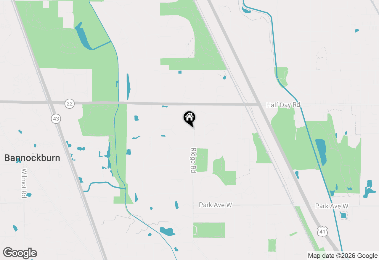 Map of 1851 Cooper Lane, Highland Park, IL 60035