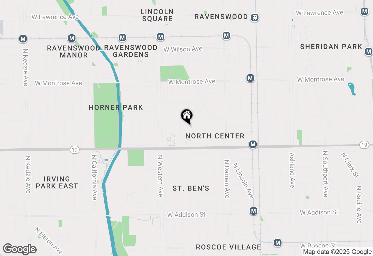 Map of 4111 N Bell Avenue, Chicago, IL 60618