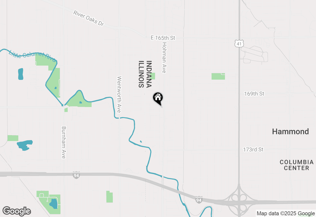 Map of 48 Roselawn Avenue, Hammond, IN 46324