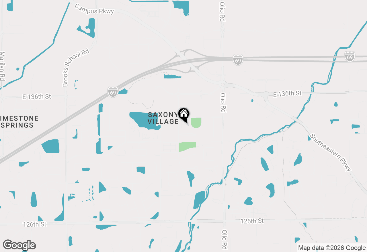 Map of 13484 Erlen Drive, Fishers, IN 46037