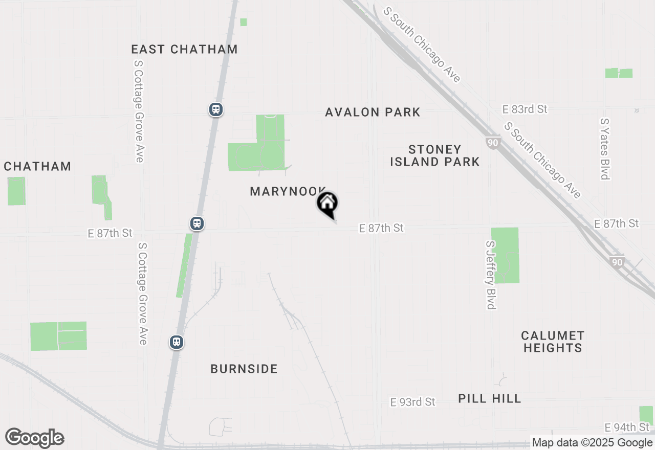 Map of 1420 E 87th Street, Chicago, IL 60619