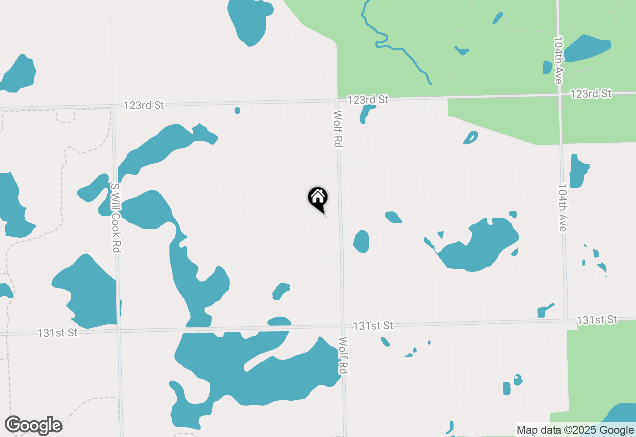 Map of 134 Old Creek Road, Palos Park, IL 60464