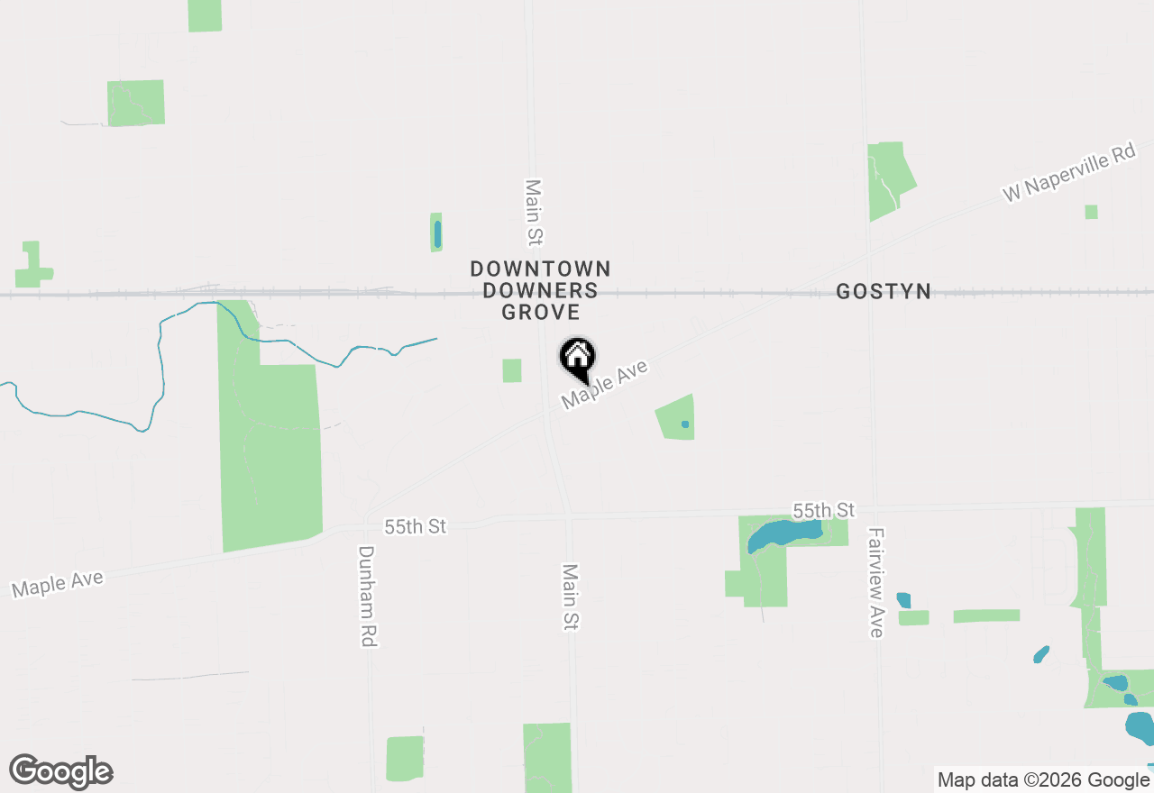 Map of 940 Maple Avenue #207, Downers Grove, IL 60515