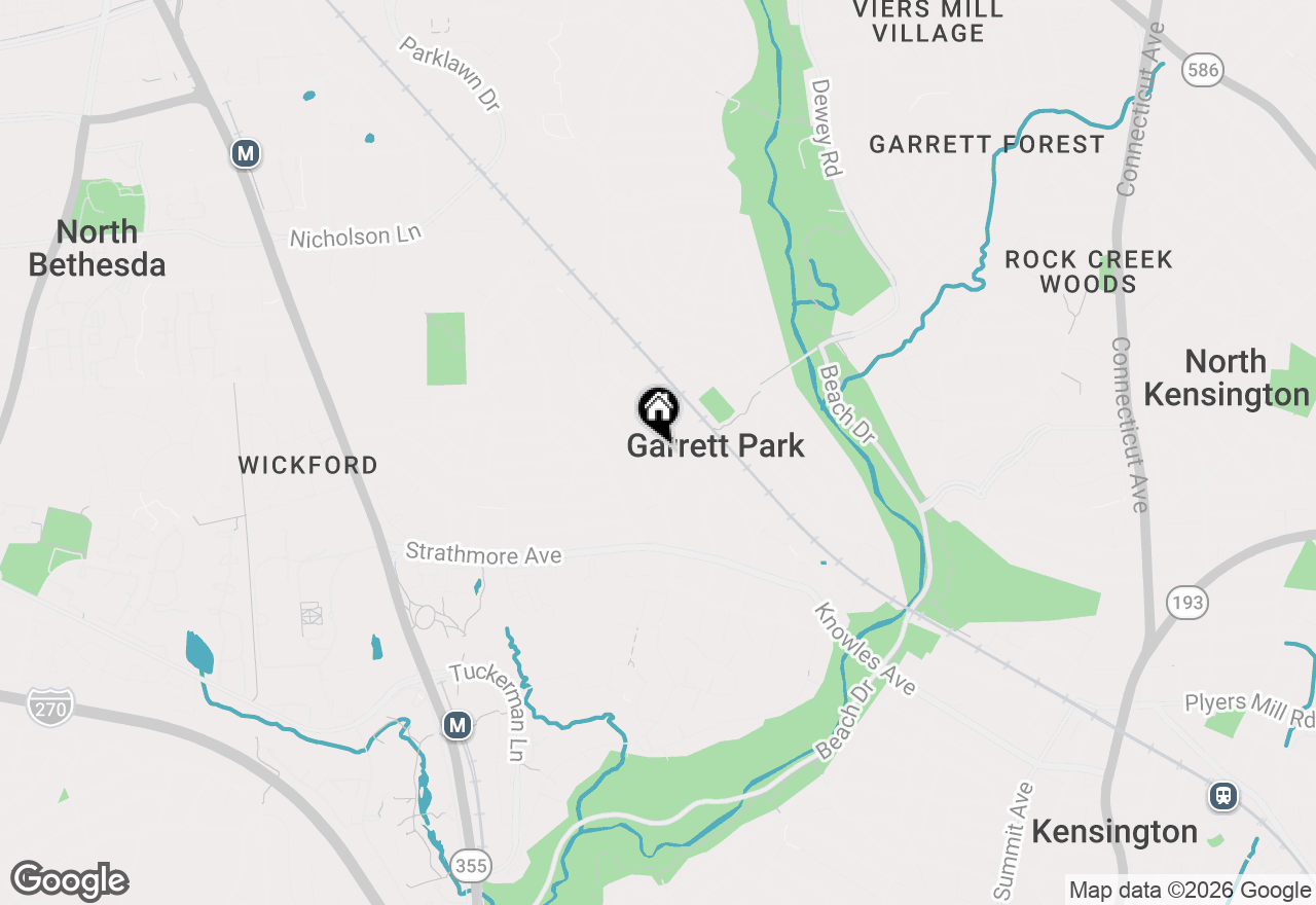 Map of 11010 Montrose Avenue, Garrett Park, MD 20896