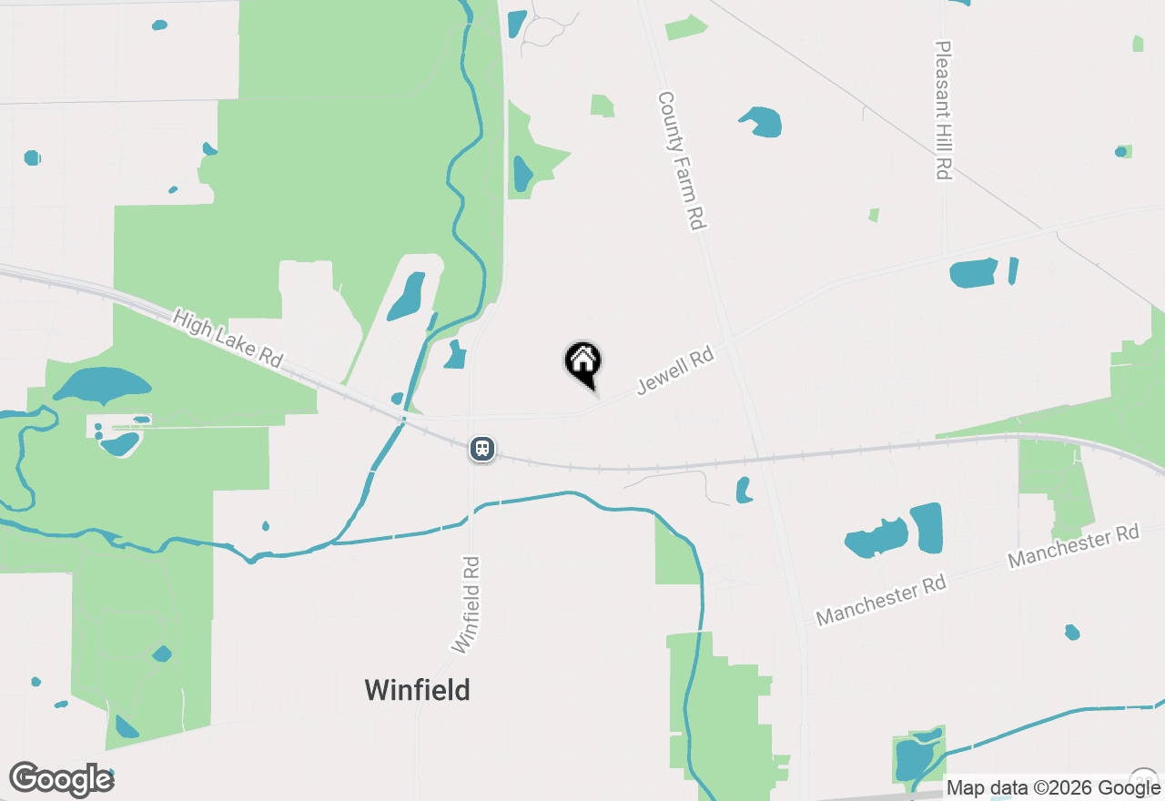 Map of 0N093 Jefferson Street, Winfield, IL 60190