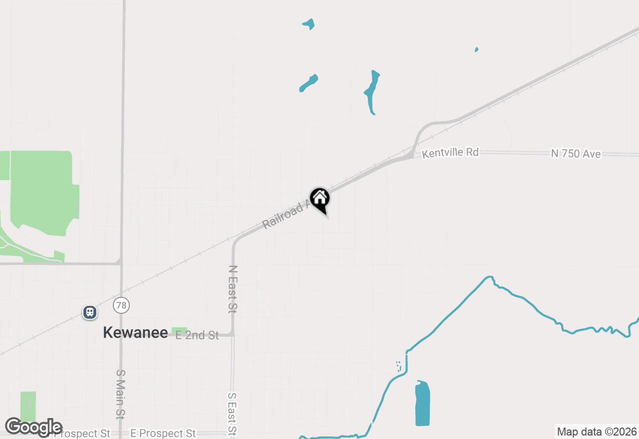 Map of 819 Monroe Street, Kewanee, IL 61443