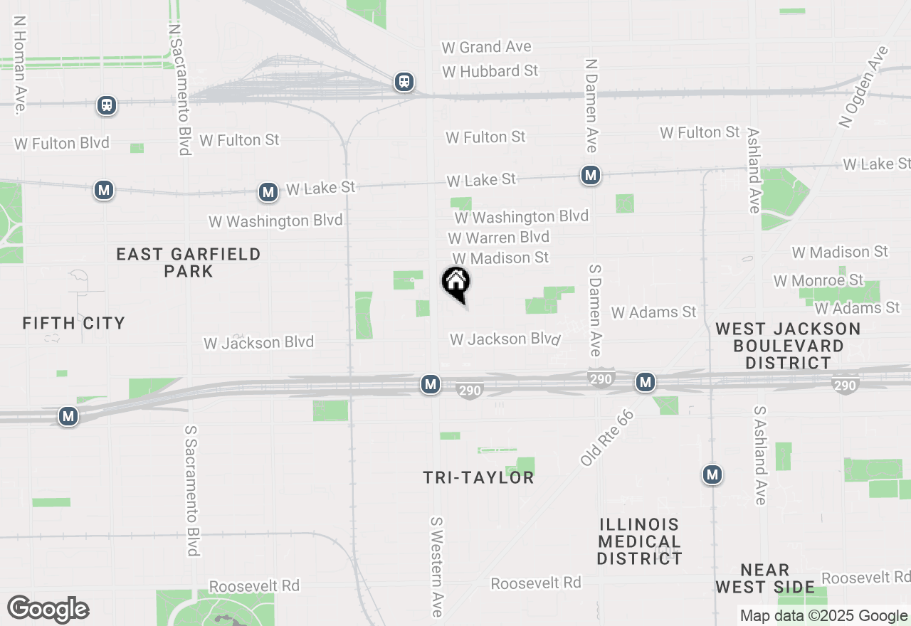 Map of 2342 W Adams Street #405, Chicago, IL 60612