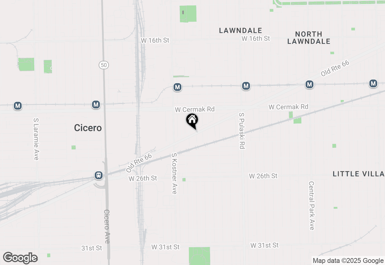 Map of (Address confidential), Chicago, Illinois 60623