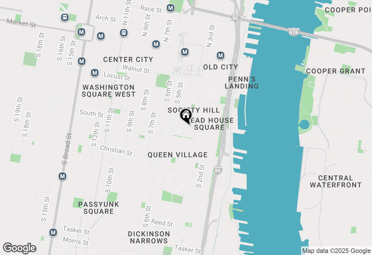 Map of 341 South Street, Philadelphia, PA 19147
