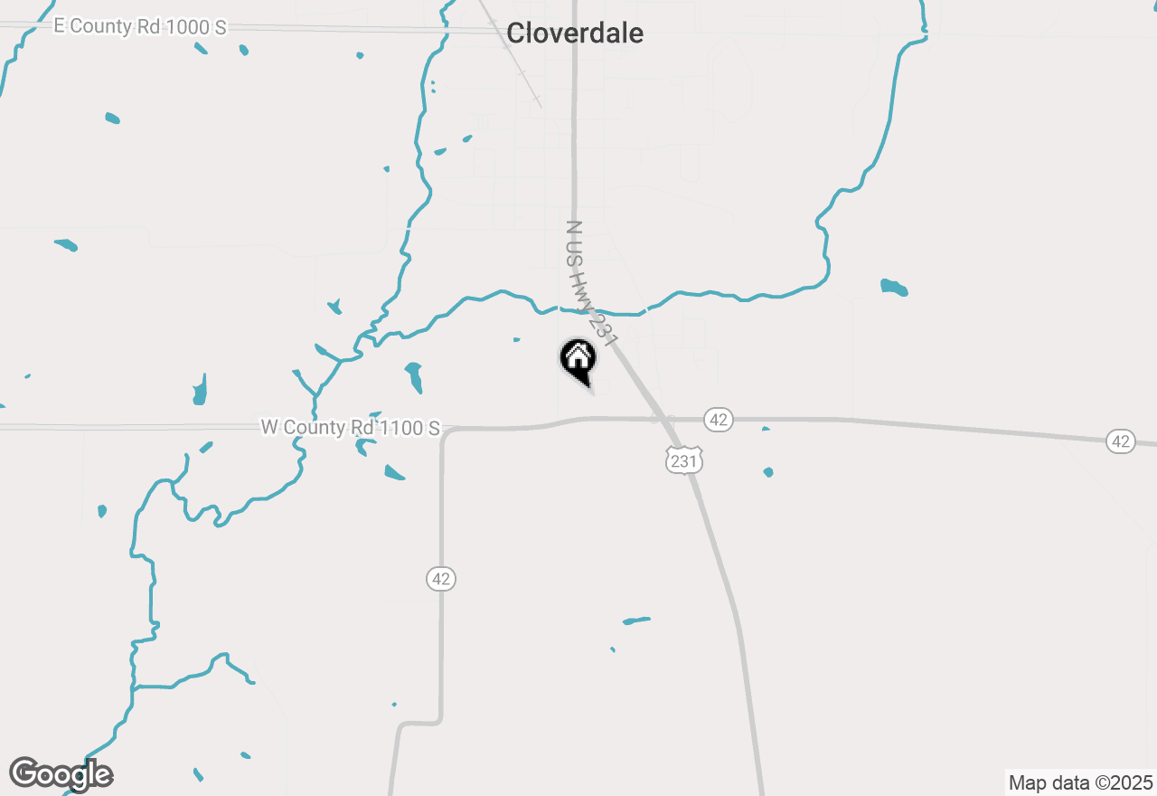 Map of 13 Doe Creek Circle, Cloverdale, IN 46120