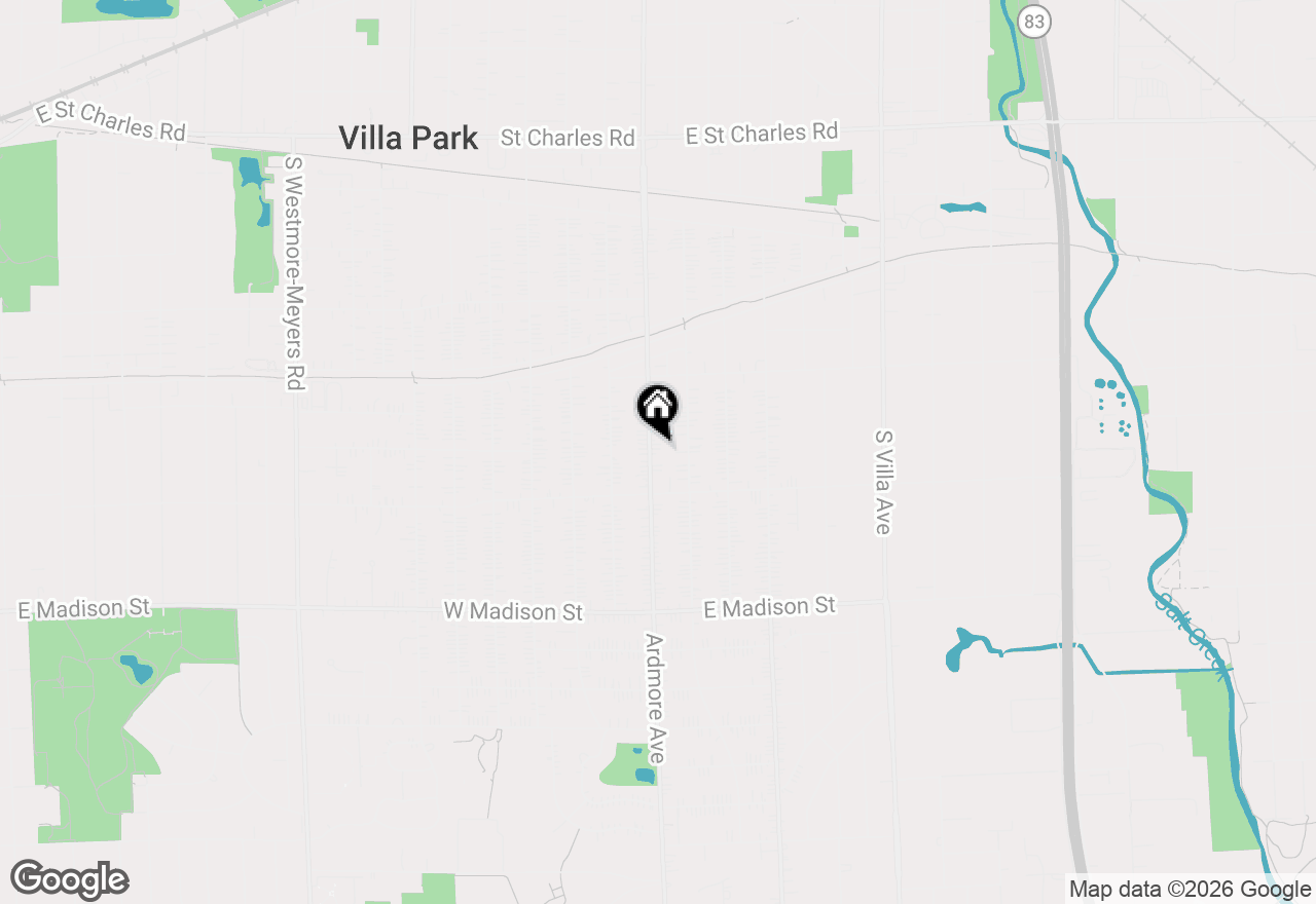 Map of 517 S Ardmore Avenue, Villa Park, IL 60181