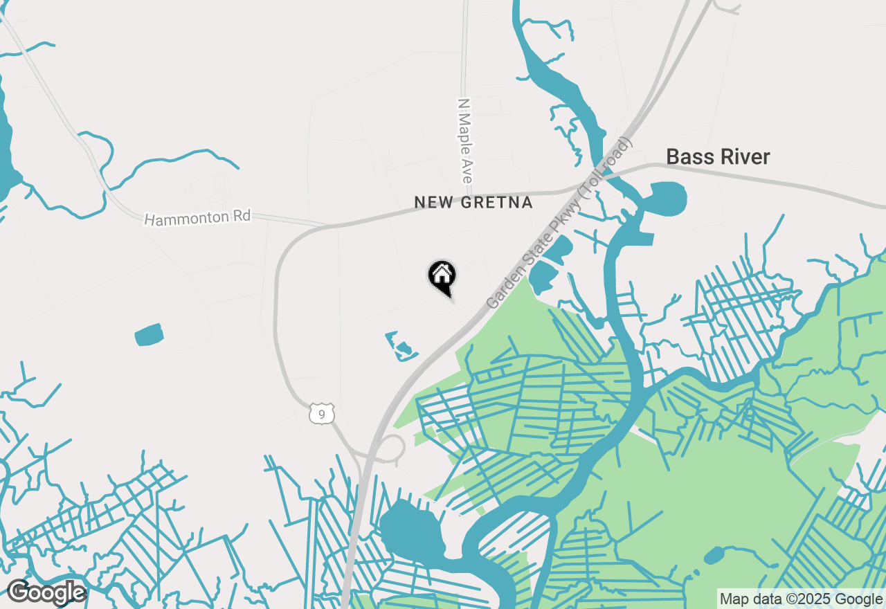 Map of 87 N Maple Avenue, New Gretna, NJ 08224