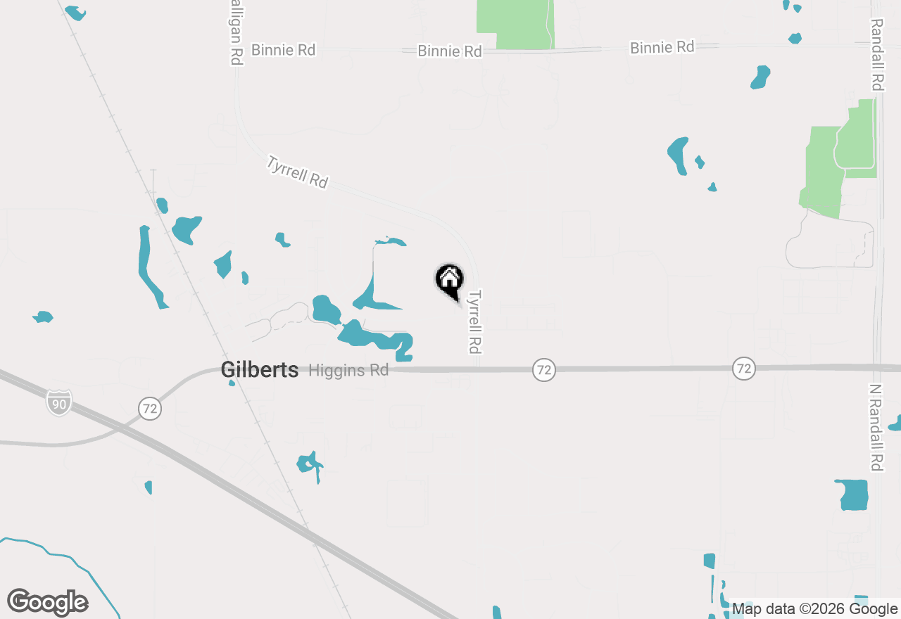 Map of 340 Town Center Boulevard, Gilberts, IL 60136