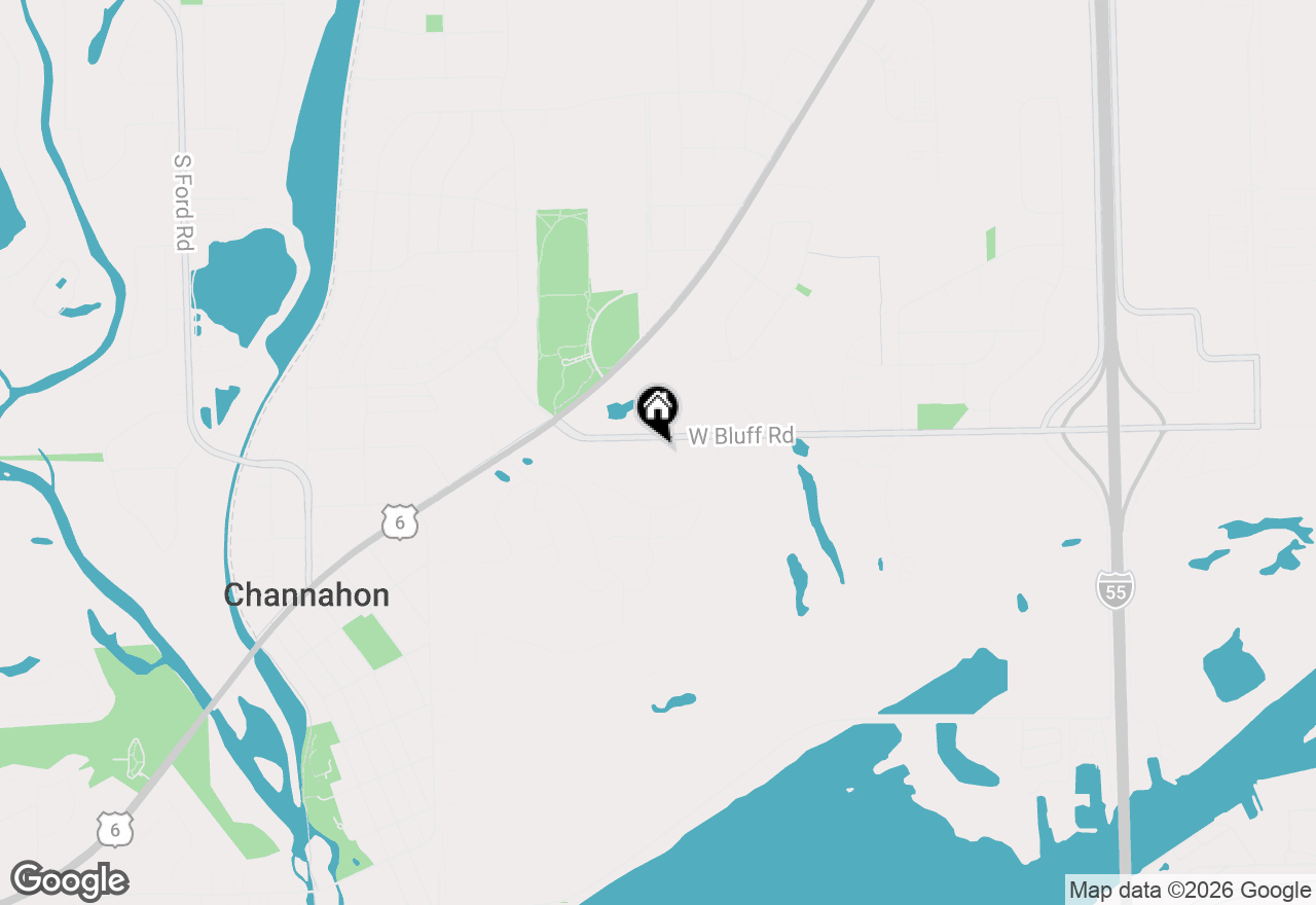 Map of 24761 W Bluff Road, Channahon, IL 60410