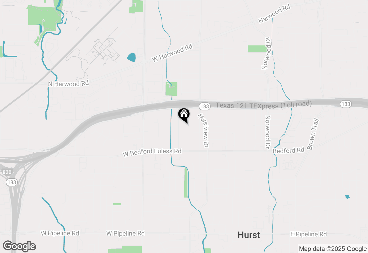 Map of 1432 Cimarron Trail, Hurst, TX 76053