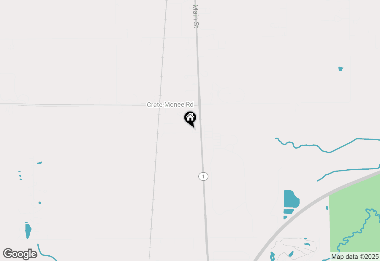 Map of (Address confidential), Crete, Illinois 60417