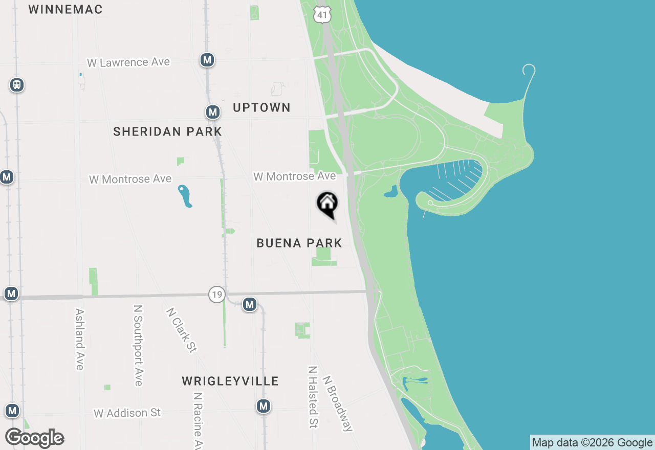 Map of 714 W Buena Street #B, Chicago, IL 60613