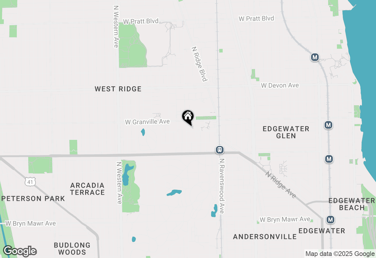 Map of 1960 W Hood Avenue #3B, Chicago, IL 60660