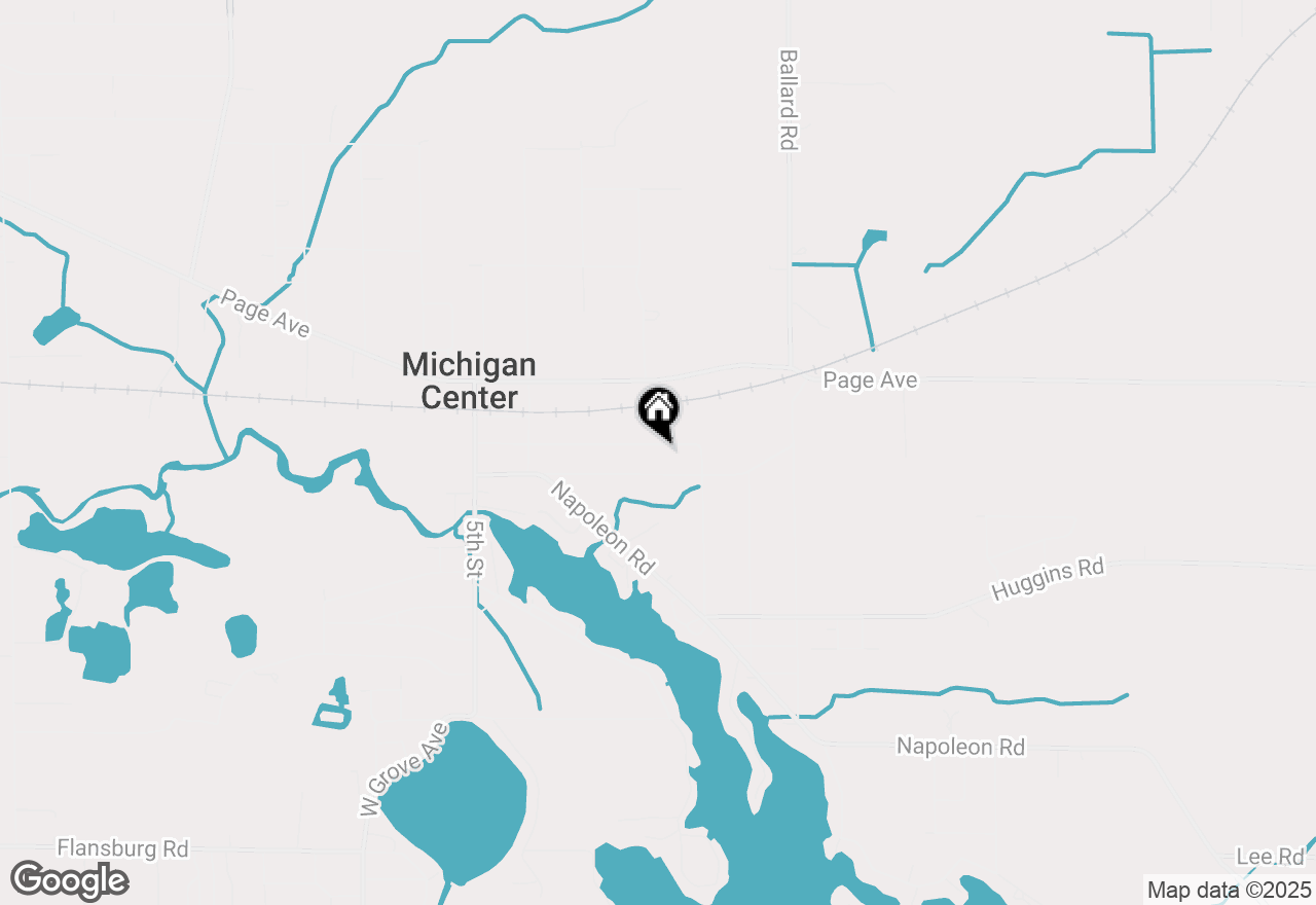 Map of 423 Grand Street, Michigan Center, MI 49254