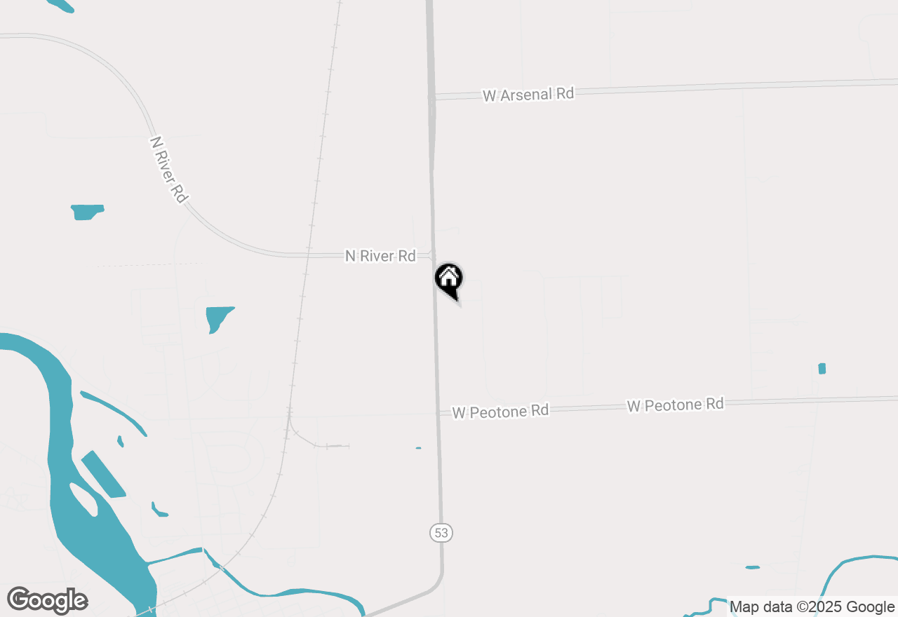 Map of 21553 Trick Circle Court, Wilmington, IL 60481