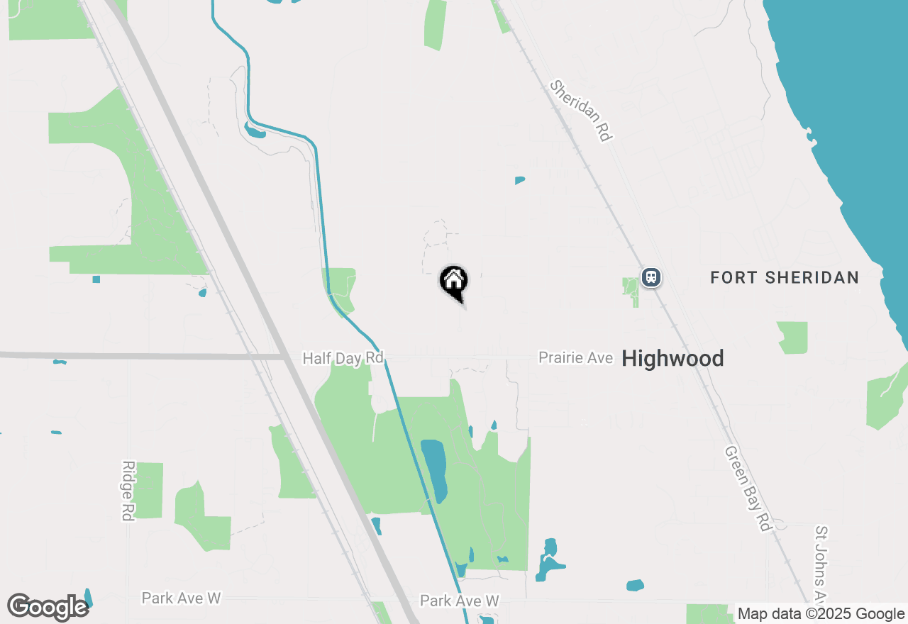Map of 2710 Priscilla Avenue, Highland Park, IL 60035