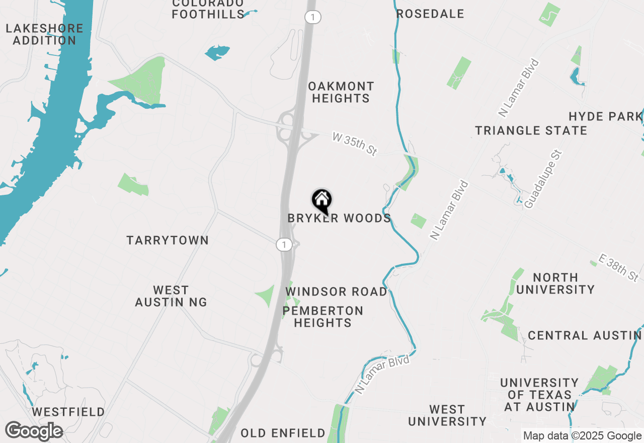 Map of 1702 W 29th St, Austin, TX 78703