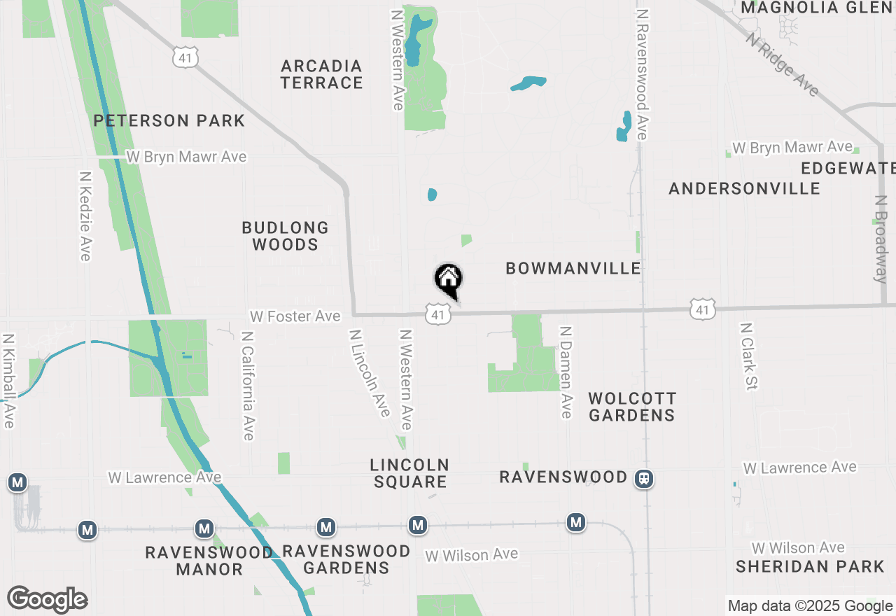 Map of 2256 W Foster Avenue #3, Chicago, IL 60625