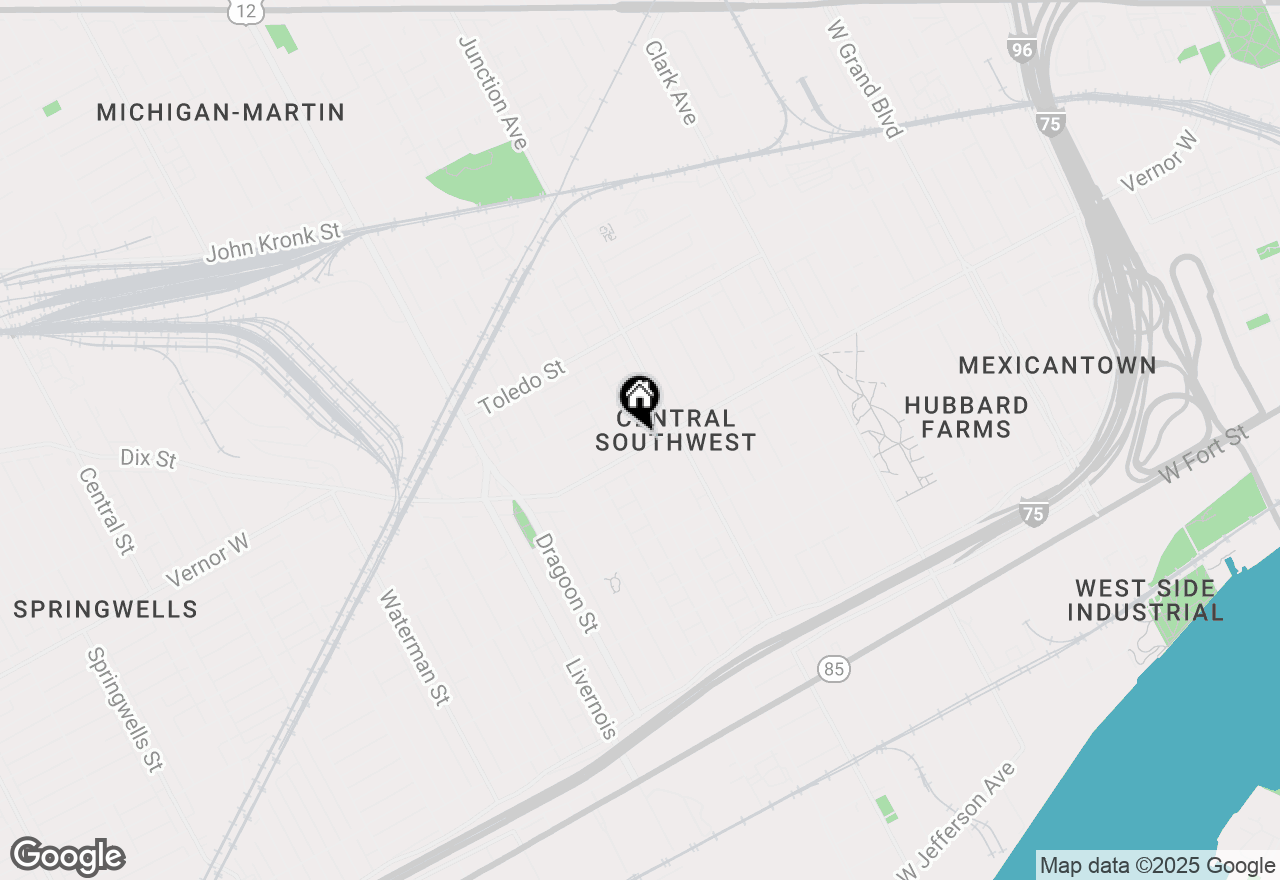 Map of 5680 W Vernor, Detroit, MI 48209