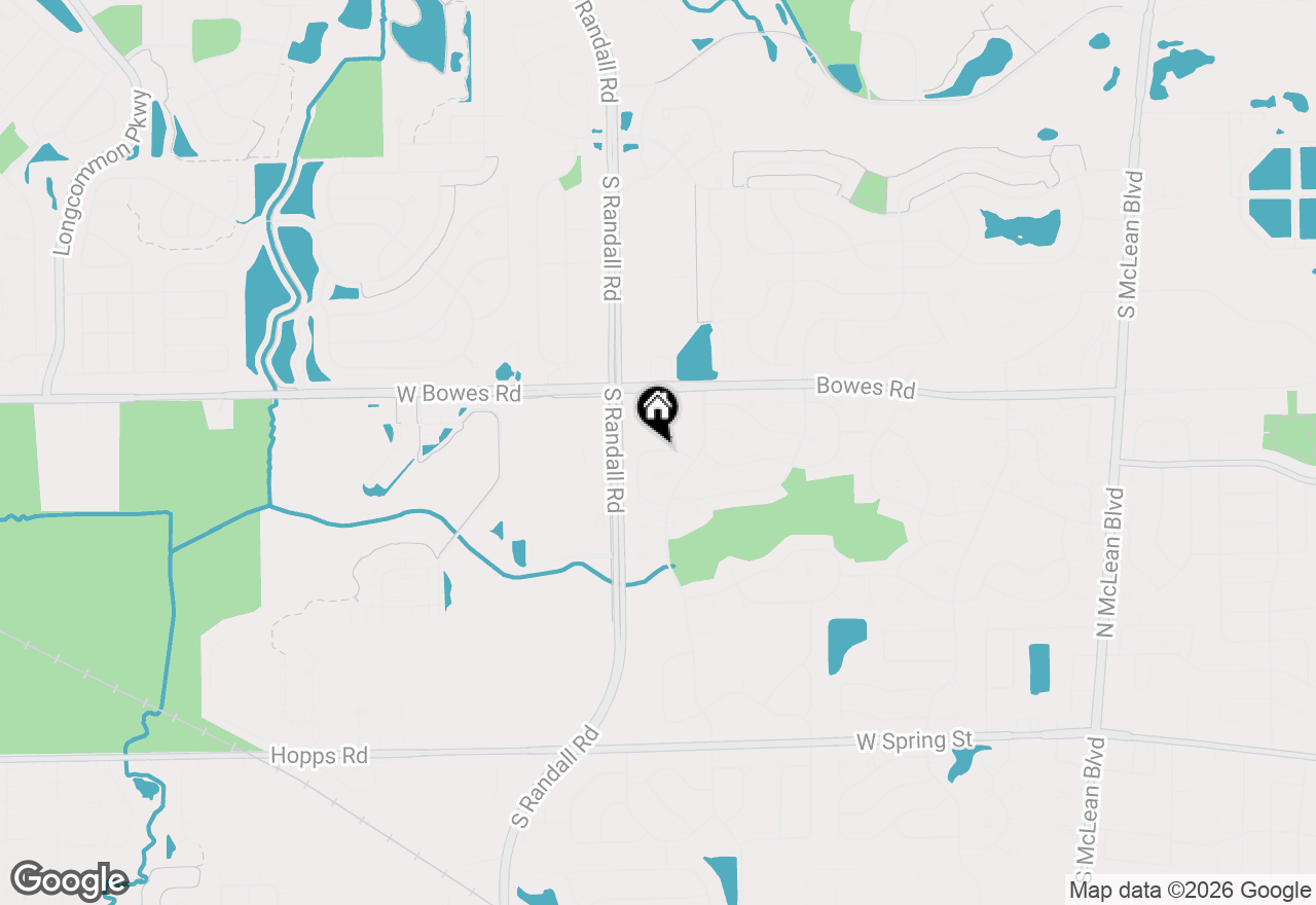 Map of 1051 Delta Drive, Elgin, IL 60123