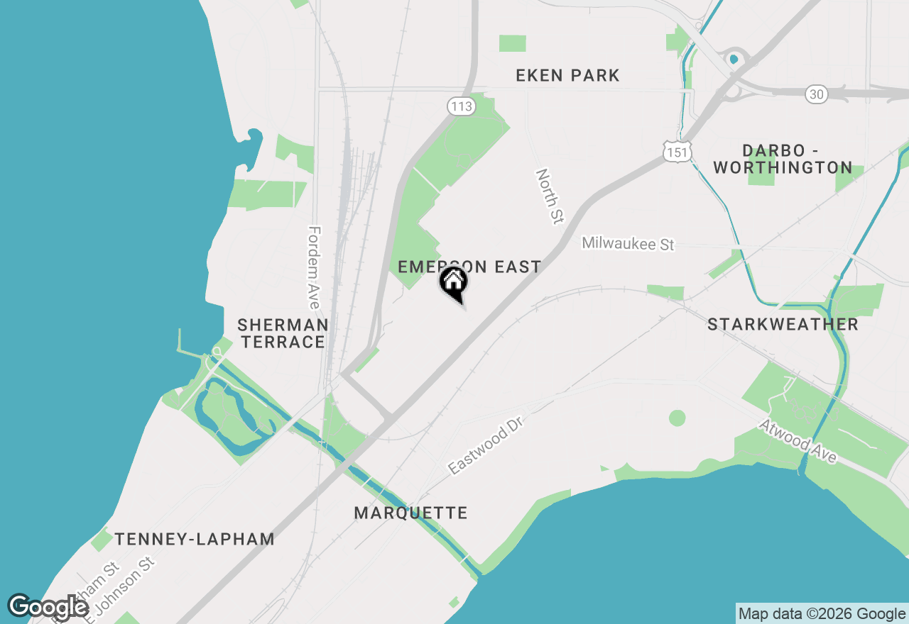 Map of 108 N 4th Street, Madison, WI 53704